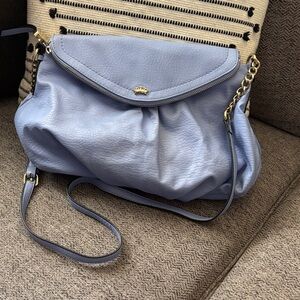 Elegant Blue Juicy Leather Women's Bag